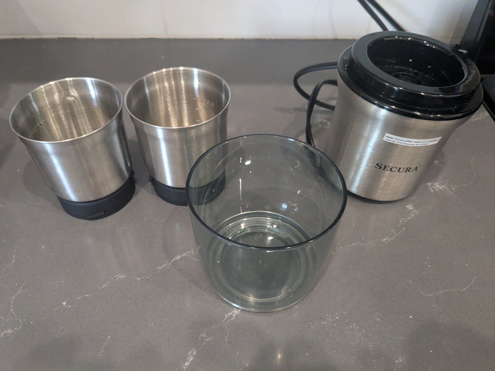 Secura electric coffee/spice grinder