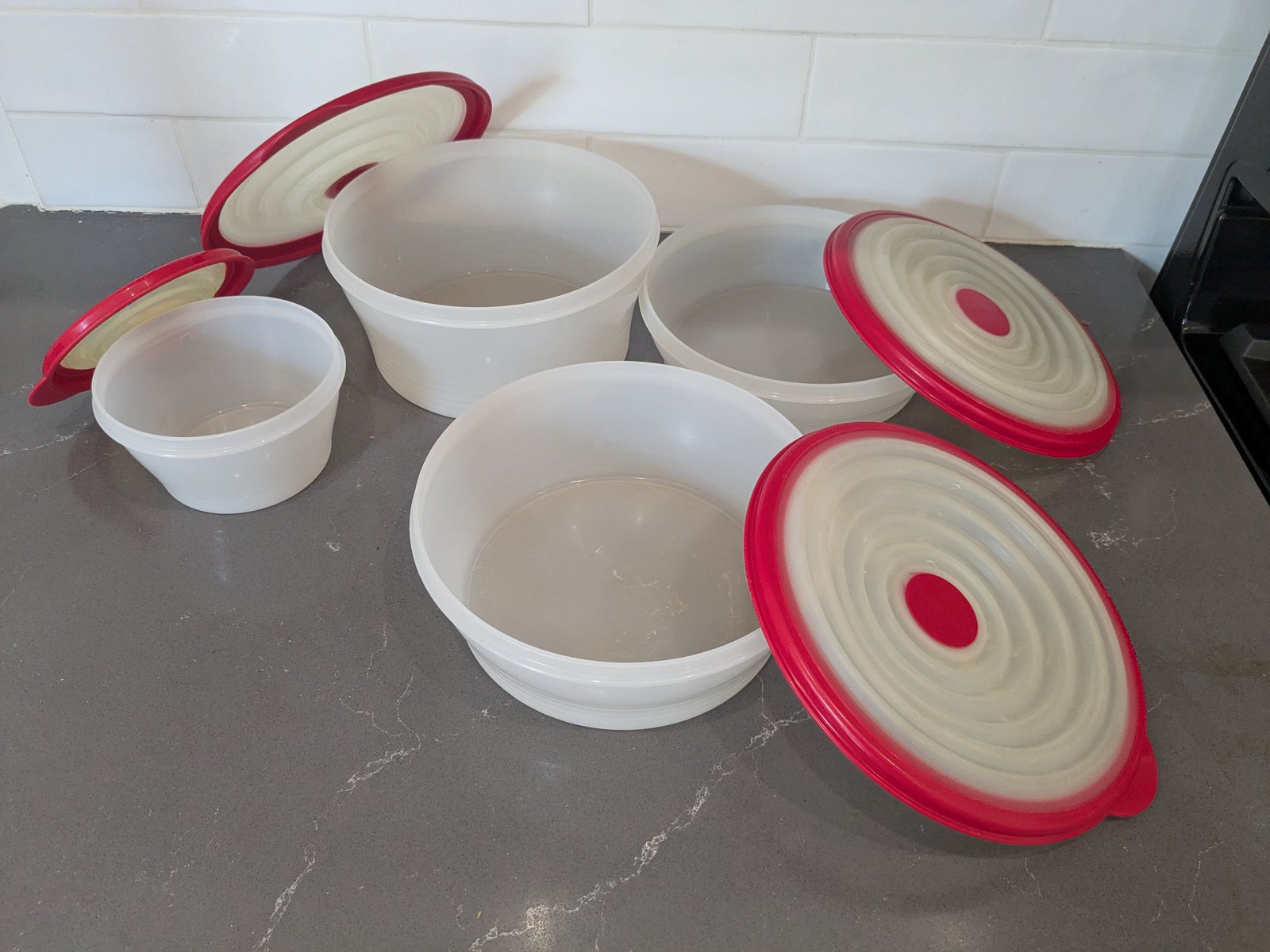 Tupperware containers