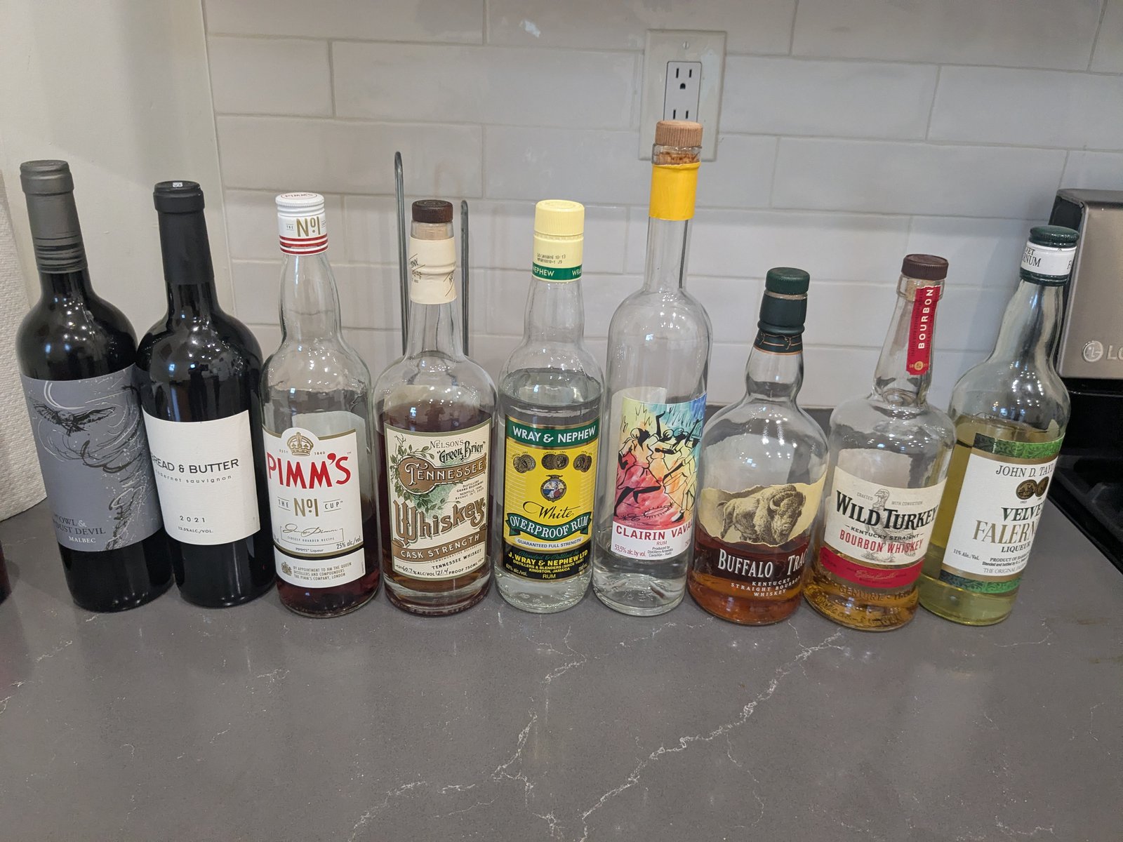 Wine And Liquor Bottles